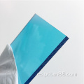 Poligarbonato Chaomei Hoja sólida de 8 mm Policarbonato azul